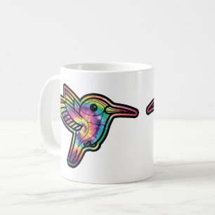 Gefärbte Krawatte Hummingbird Kaffeetasse