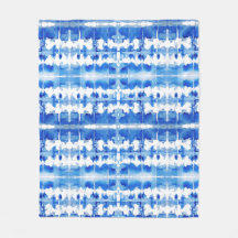 Gefärbte Krawatte Indigo shibori decke