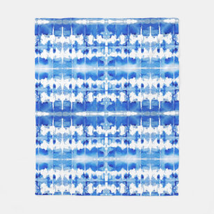 Gefärbte Krawatte Indigo shibori decke