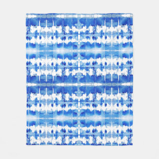 Gefärbte Krawatte Indigo shibori decke
