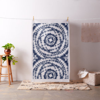 Gefärbte Krawatte Indigo Stoff