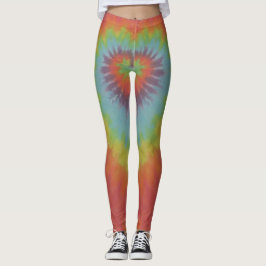 Gefärbte Krawatte Leggings