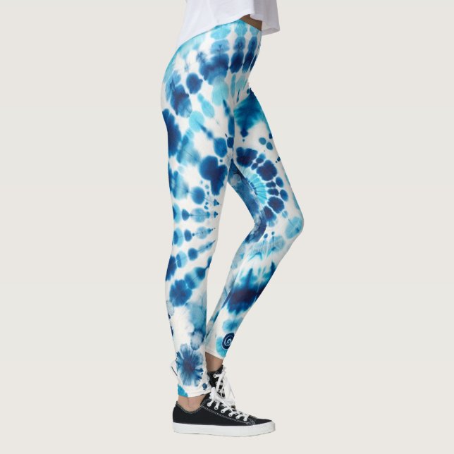 Gefärbte Krawatte Leggings (Rechts)