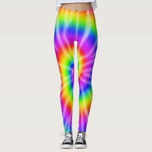 Gefärbte Krawatte Leggings