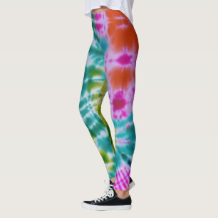 Gefärbte Krawatte Leggings