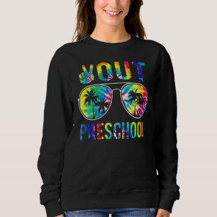 Gefärbte Krawatte Letzten Schulfriedtag im Vorschu Sweatshirt