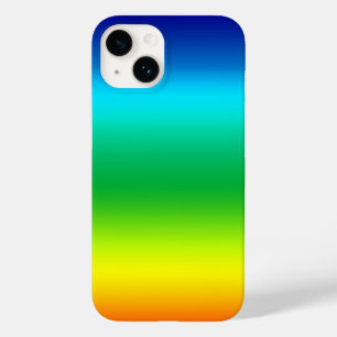 Gefärbte Krawatte Mittelspektrum-Regenbogenfarben Case-Mate iPhone 14 Hülle