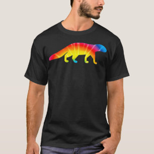 Gefärbte Krawatte Mongoose Regenbogen Druck Mustel T-Shirt