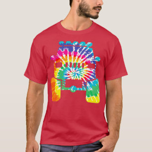 Gefärbte Krawatte Monster Truck Front T-Shirt