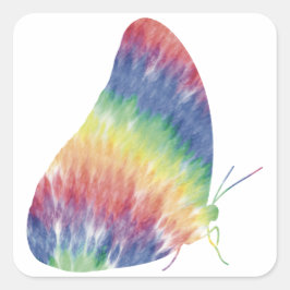 Gefärbte Krawatte Morpho Sticker