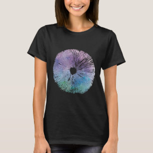Gefärbte Krawatte Mushroom Cap Spore Wild Mushroom T-Shirt