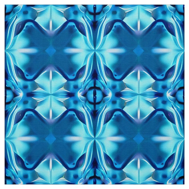 Gefärbte Krawatte Muster in Indigo und Eisblau Stoff (Muster)
