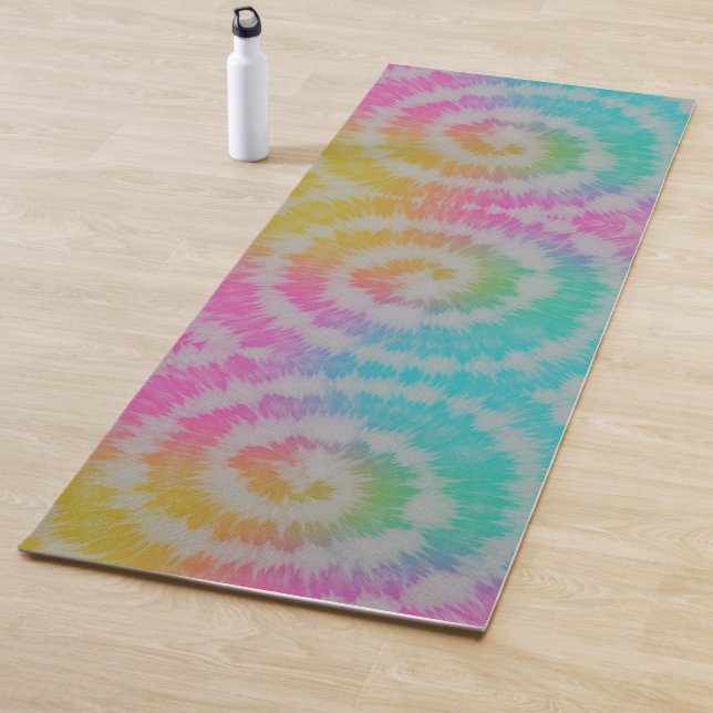 gefärbte Krawatte Neon Rainbow Yogamatte (Beispiel)