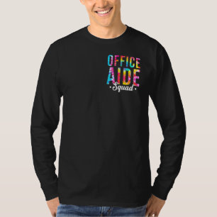 Gefärbte Krawatte Office Aide Squad Pocket Office T-Shirt