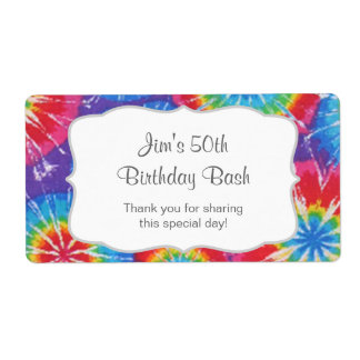 Gefärbte Krawatte Party Wasser Flasche Gefallen -