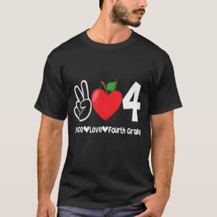 Gefärbte Krawatte Peace Liebe Vierter Dozent Stude T-Shirt