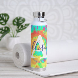 Gefärbte Krawatte personalisiert Trinkflasche