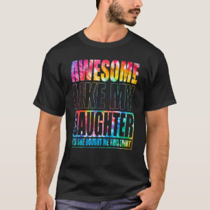 Gefärbte Krawatte Phantastisch wie der Tag meines T-Shirt