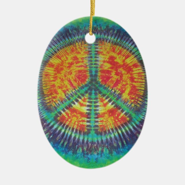 Gefärbte Krawatte PhatDyes Keramikornament (Vorne)