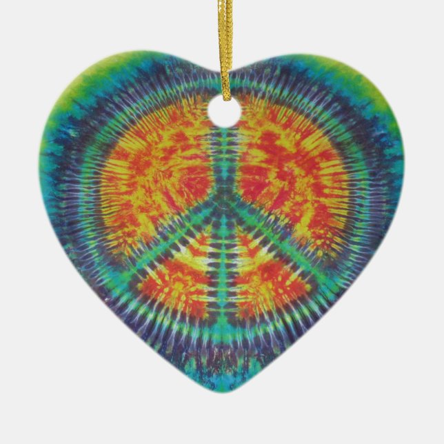 Gefärbte Krawatte PhatDyes Keramikornament (Vorne)