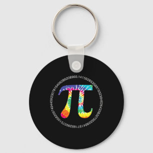 Gefärbte Krawatte Pi Day T Shirt Physik Mathematik Schlüsselanhänger