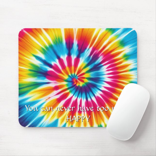 Gefärbte Krawatte Rainbow Burst Mouse Pad Mousepad (Mit Mouse)