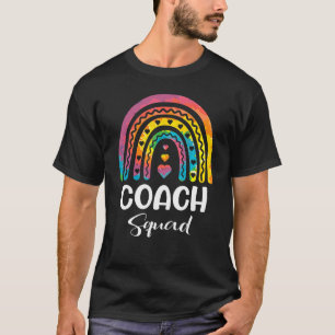 Gefärbte Krawatte Rainbow Coach Squad Aufwertung T T-Shirt