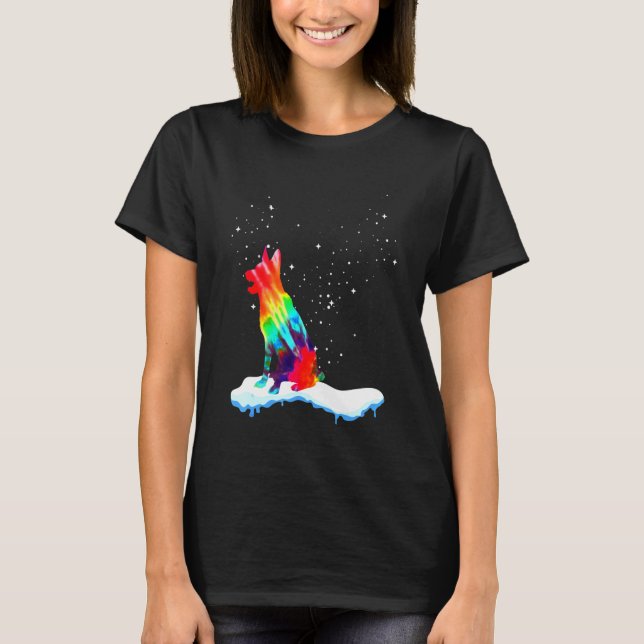 Gefärbte Krawatte Rainbow Costume T-Shirt (Vorderseite)