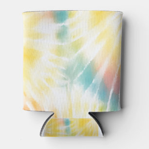 gefärbte Krawatte Regenbogen Dosenkühler