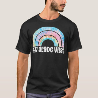 Gefärbte Krawatte Regenbogen für die vierte Stufe  T-Shirt