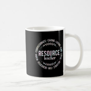 Gefärbte Krawatte-Ressourcen-Lehrerin Anerkennung Kaffeetasse