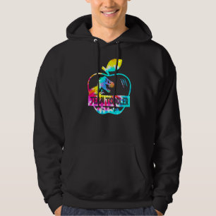 Gefärbte Krawatte Rex Dinosaur zurück zum Schultea Hoodie