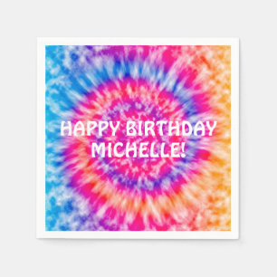 Gefärbte Krawatte Serviette