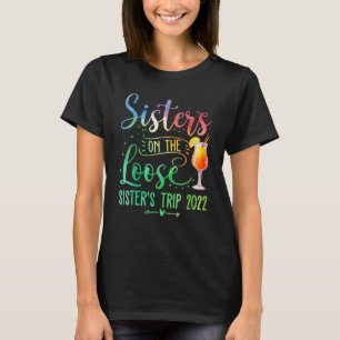 Gefärbte Krawatte Sisters auf der Loose Sister's W T-Shirt