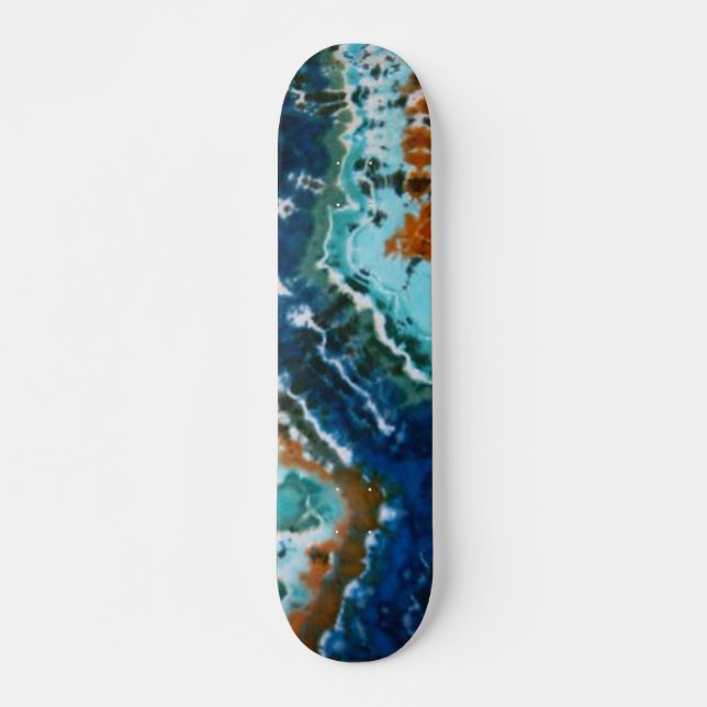 Gefärbte Krawatte Skateboard (Vorne)