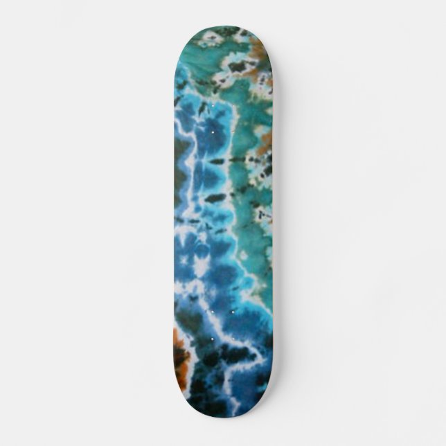 Gefärbte Krawatte Skateboard (Vorderseite)