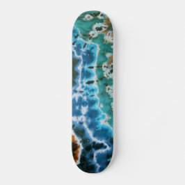 Gefärbte Krawatte Skateboard