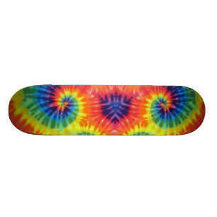 gefärbte Krawatte Skateboard