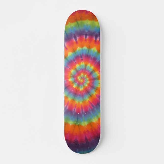 Gefärbte Krawatte Skateboard Swirl (Vorne)