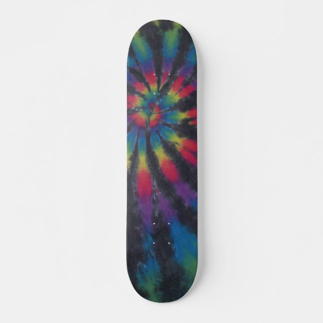 Gefärbte Krawatte Skateboard - Swirl (Vorne)
