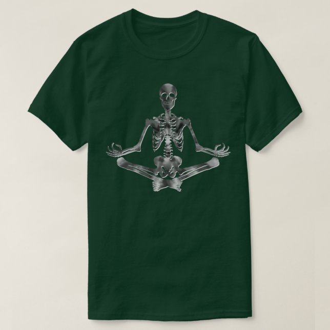 Gefärbte Krawatte Skeleton  T-Shirt (Design vorne)
