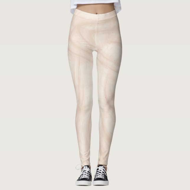 Gefärbte Krawatte Skin Tone Leggings (Vorderseite)