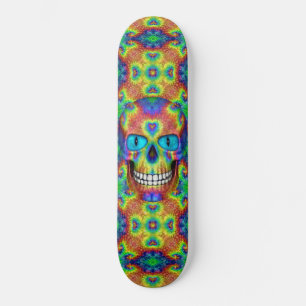 Gefärbte Krawatte Skull Dead Zombie Skateboards