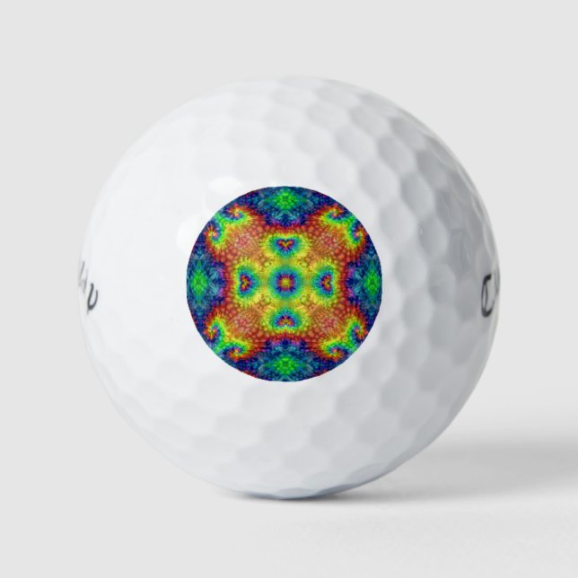 Gefärbte Krawatte Sky Wilson Ultra 500 Distance Go Golfball (Vorderseite)