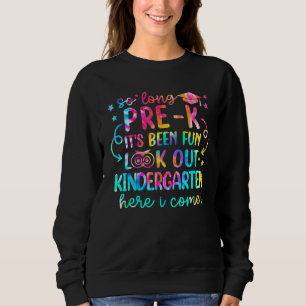 Gefärbte Krawatte so lange Vorschule schauen Kinde Sweatshirt