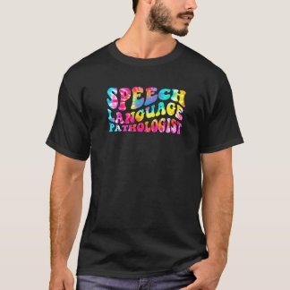 Gefärbte Krawatte Speech Language Pathologe schlüp T-Shirt