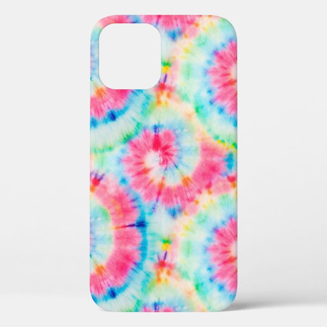 Gefärbte Krawatte Spiral. Schöne Wasserfarbe Kunst Case-Mate iPhone Hülle (Rückseite)