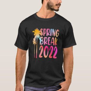 Gefärbte Krawatte Spring Break 2022 Beach Vacation T-Shirt