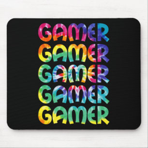 Gefärbte Krawatte Style Gaming Video Game Men Boys Mousepad