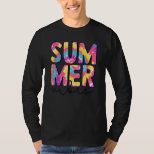 Gefärbte Krawatte Summer Vibes Hawaii Beach Sommer T-Shirt